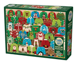 Cobble Hill 1000 Piece Puzzle - Ugly Xmas Sweaters - Sample Poster Included