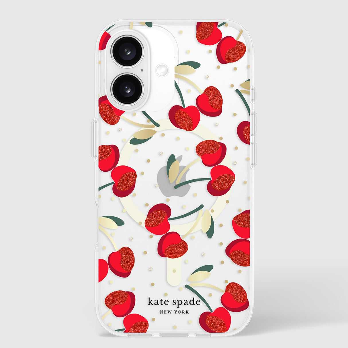 Kate Spade - Protective Magsafe Case For Apple Iphone 16 - Cherry Dot