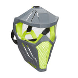 Nerf Hyper Face-Mask - Breathable Design, Adjustable Head Strap, Green Team Color - for Teens,-Adults