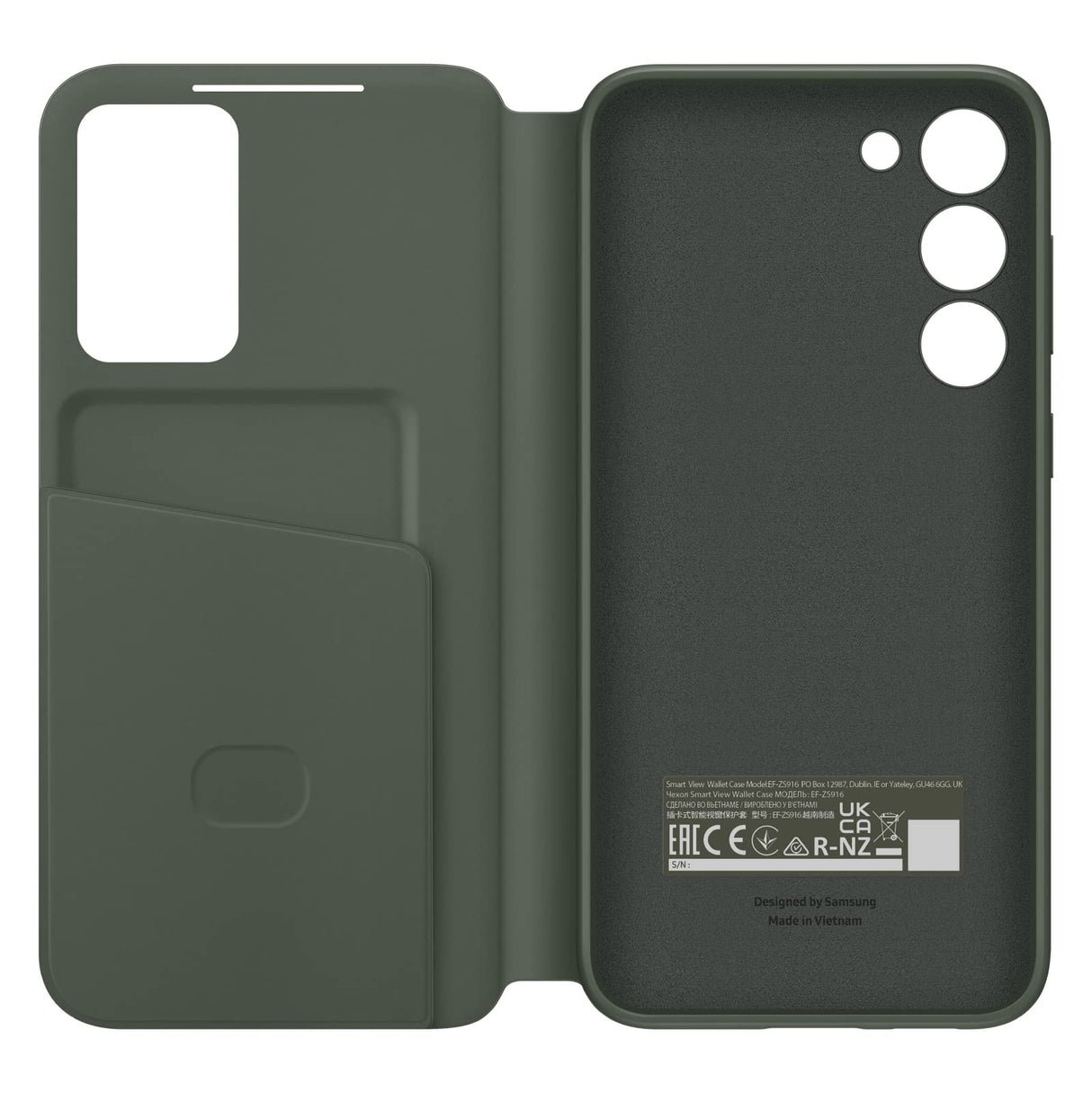 Samsung - Smart View Wallet Case For Samsung Galaxy S23 - Green