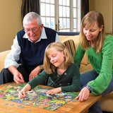 Cobble Hill Family Piece's 350 Puzzle - Easter Bunnies - Sample Poster Included