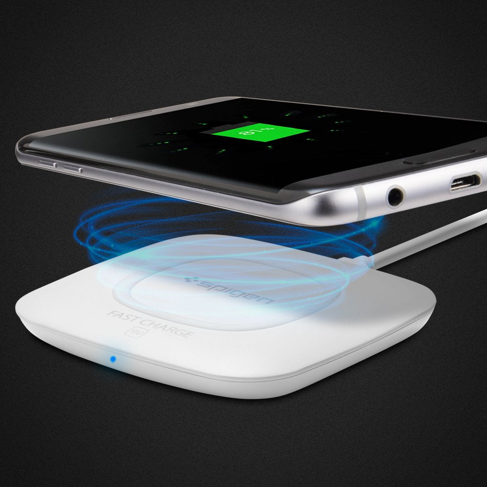 Spigen - Essential Wireless Charging Pad 10w - White