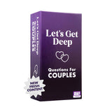 Let's Get Deep by Relatable, A Question Card Game for Couples, Great for Date Night Ideas, Couples Gifts, Wedding Gifts, and Long Distance Relationship Gifts, Includes 300 Cards to Build Up Intimacy