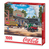 Springbok 1000 Piece Jigsaw Puzzle Coca-Cola All Aboard - Made in USA