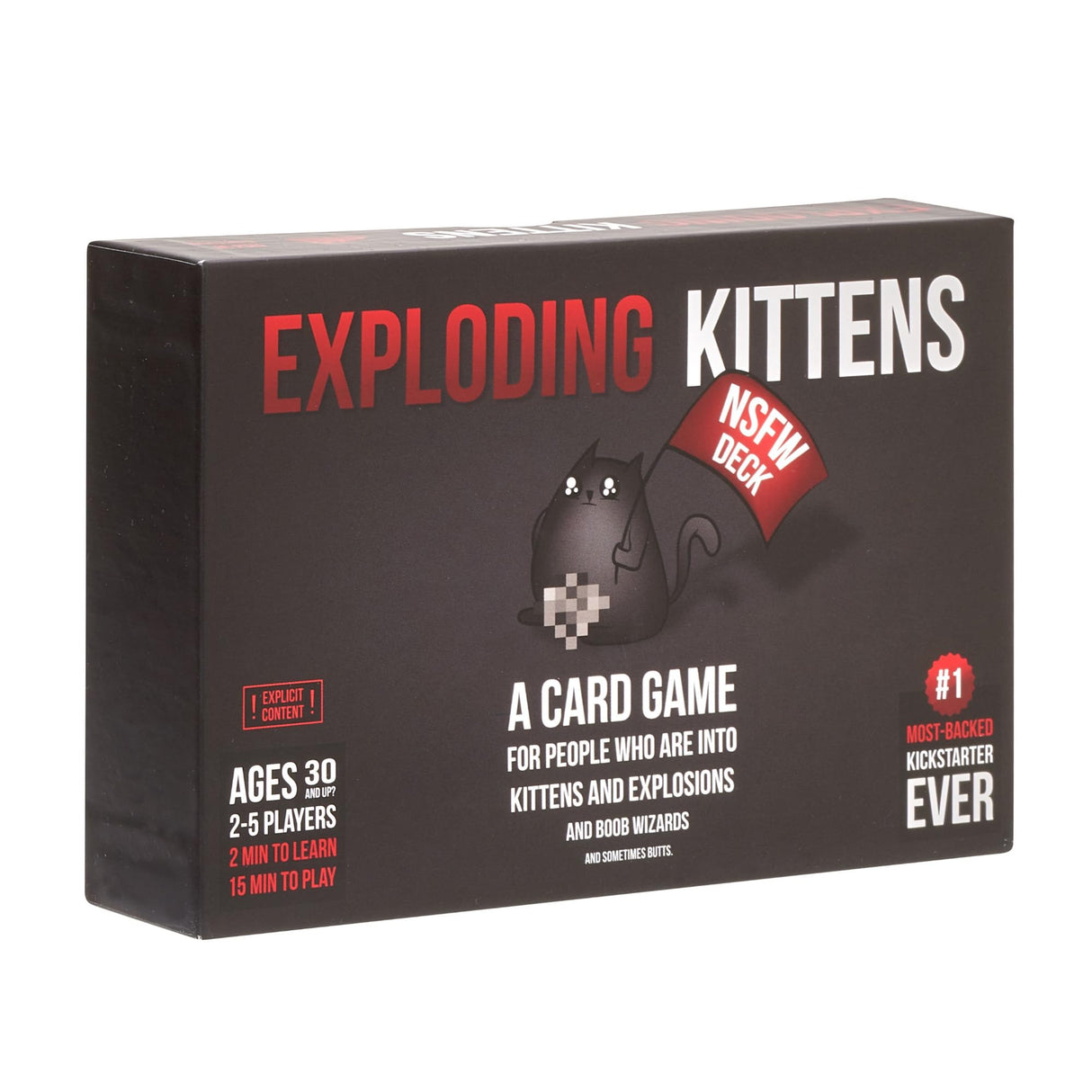 NSFW by Exploding Kittens - Card Games for Adults & Teens - A Russian Roulette Card Game (Package May Vary)