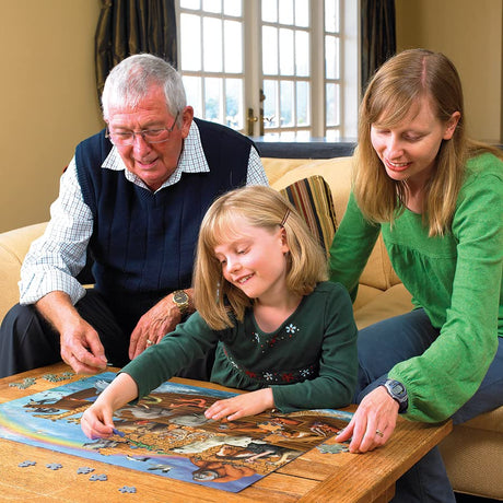 Cobble Hill Family Piece's 350 Puzzle - Voyage of The Ark - Sample Poster Included