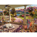 Ravensburger Cozy Front Porch 750 Piece Large Format Jigsaw Puzzle | Premium Quality | Unique Softclick Technology for an Enriching Experience