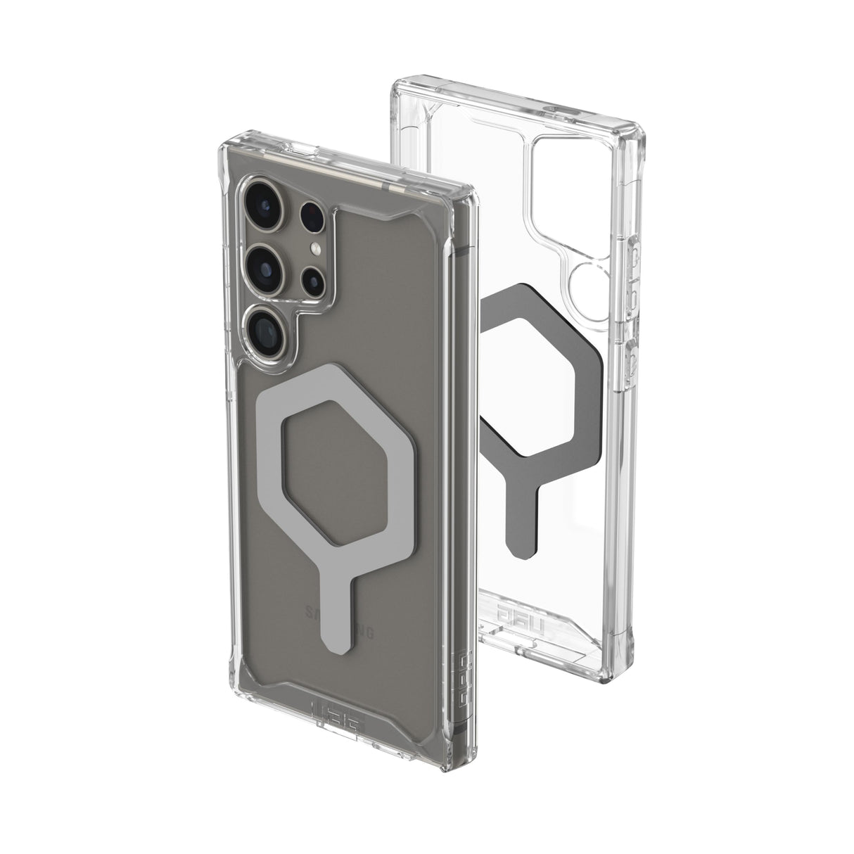 Urban Armor Gear (uag) - Plyo Pro Case For Samsung Galaxy S24 Ultra - Ice And Silver