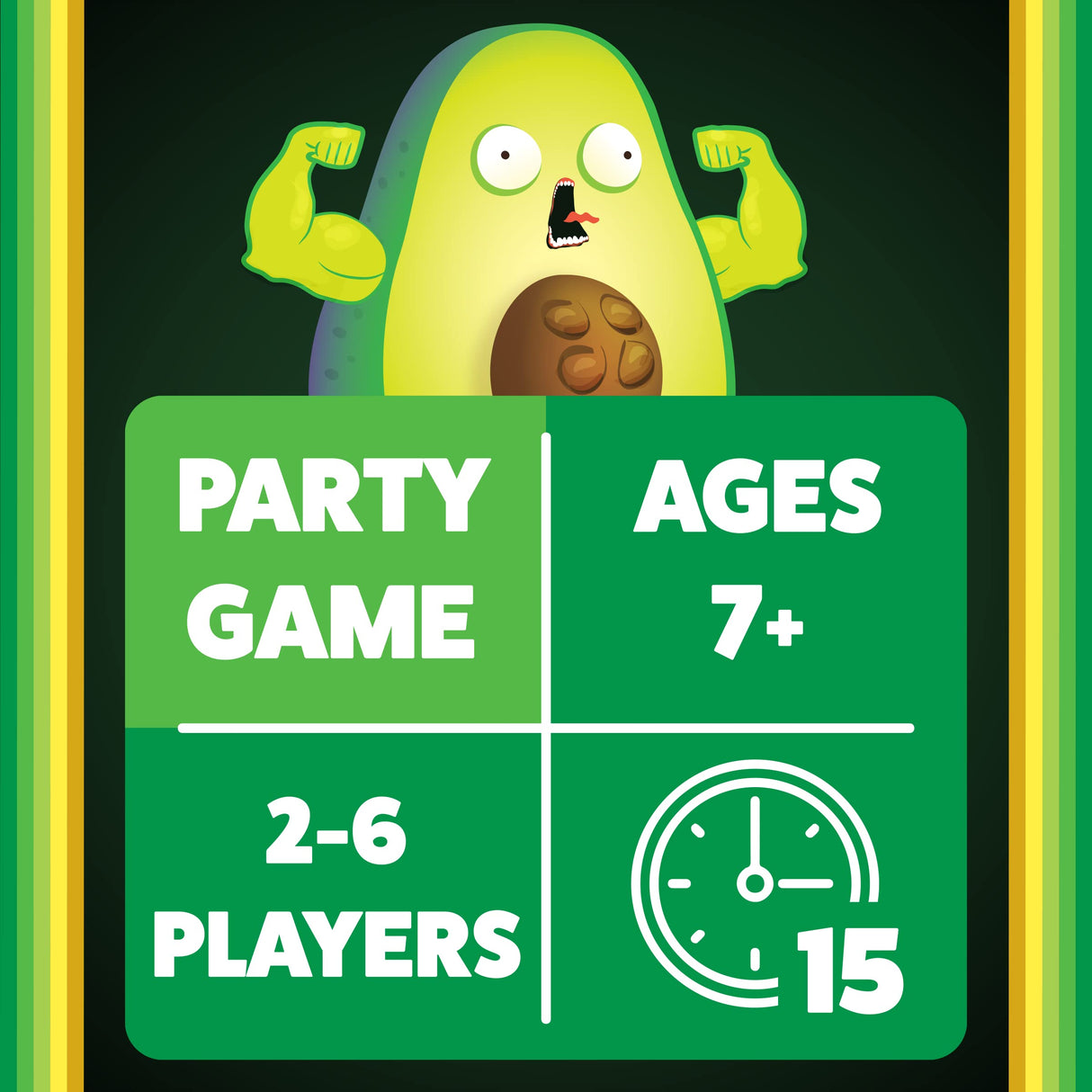 Exploding Kittens Presents Throw Avocado - A Dodgeball Card Sequel and Expansion Set - Family-Friendly Card Games for Adults, Teens & Kids - 2-6 Players - Ages 7 and Up - 120 Cards