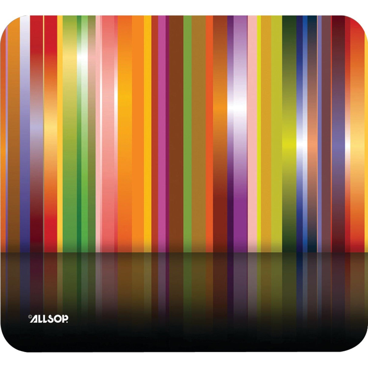 Allsop Mouse Pad, Tech Multi Stripes (30599), 9"*7"