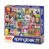 Springbok 1000 Piece Jigsaw Puzzle Poster Politics - Made in USA