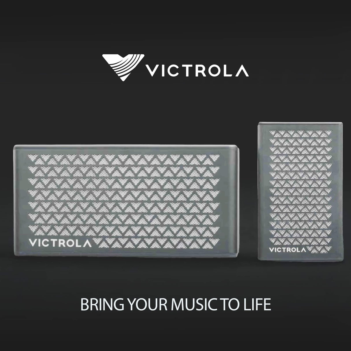 Victrola - Music Edition 1 Tabletop Bluetooth Speaker - Silver