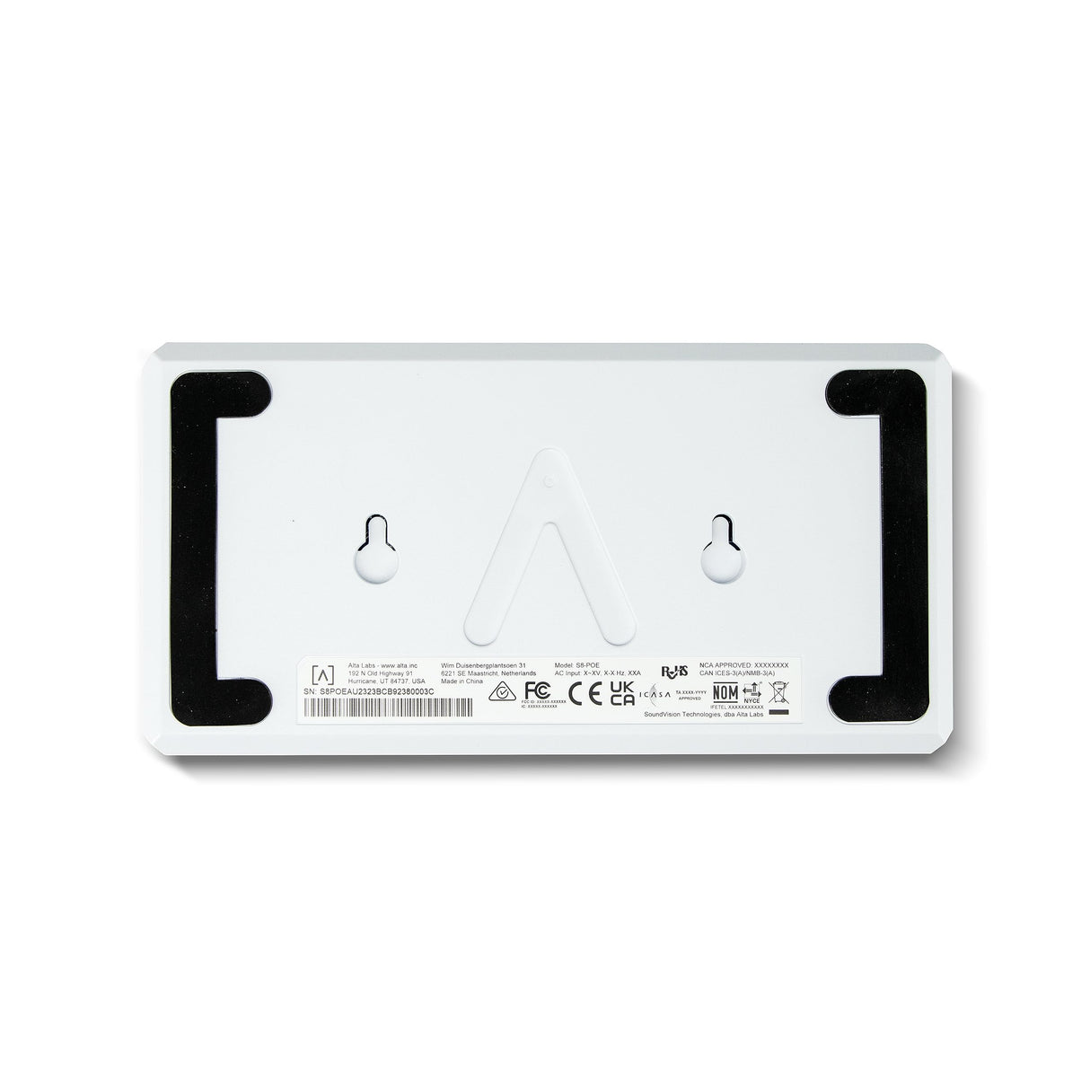 Alta Labs S8-POE | 8 Port Multi-Gigabit Cloud-Managed Ethernet Switch with 4 PoE+ Ports | 60W PoE Budget | Desktop or Wall Mount | Manage Network via Cloud or Local Controller | Ethernet Splitter