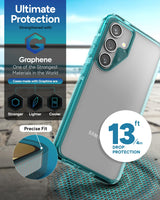 Zagg - Santa Cruz Case For Samsung Galaxy S24 - Aquamarine