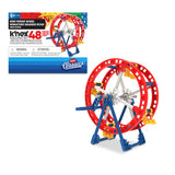 K'NEX Mini Ferris Wheel Kit, 48 Pieces for Exercise Fun, Desk Decoration, Construction Model from 6 Years, Technical Toy for Boys and Girls