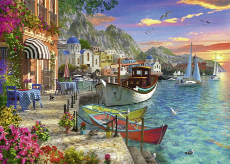 Ravensburger Grandiose Greece Jigsaw Puzzle | 1000 Piece Delight for Adults | Unique & Perfectly Fitting Pieces | Softclick Technology | Anti-Glare & Premium Quality