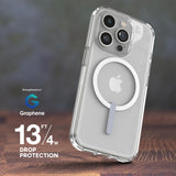 Zagg - Crystal Palace Snap Case For Apple Iphone 15 Pro - Clear