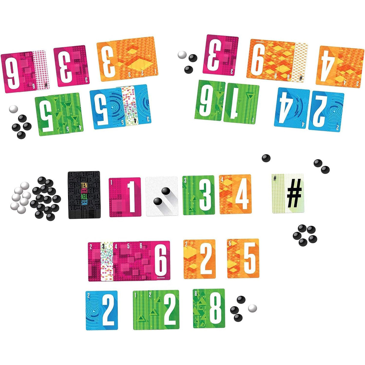 AEG Ten | Push Your Luck Card Game for The Whole Family | from The Creators of Point Salad | Easy to Learn | Quick to Play | 2-6 Players | Ages 10+