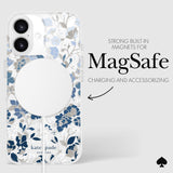 Kate Spade - Protective Magsafe Case For Apple Iphone 16 - Flowerbed Blue