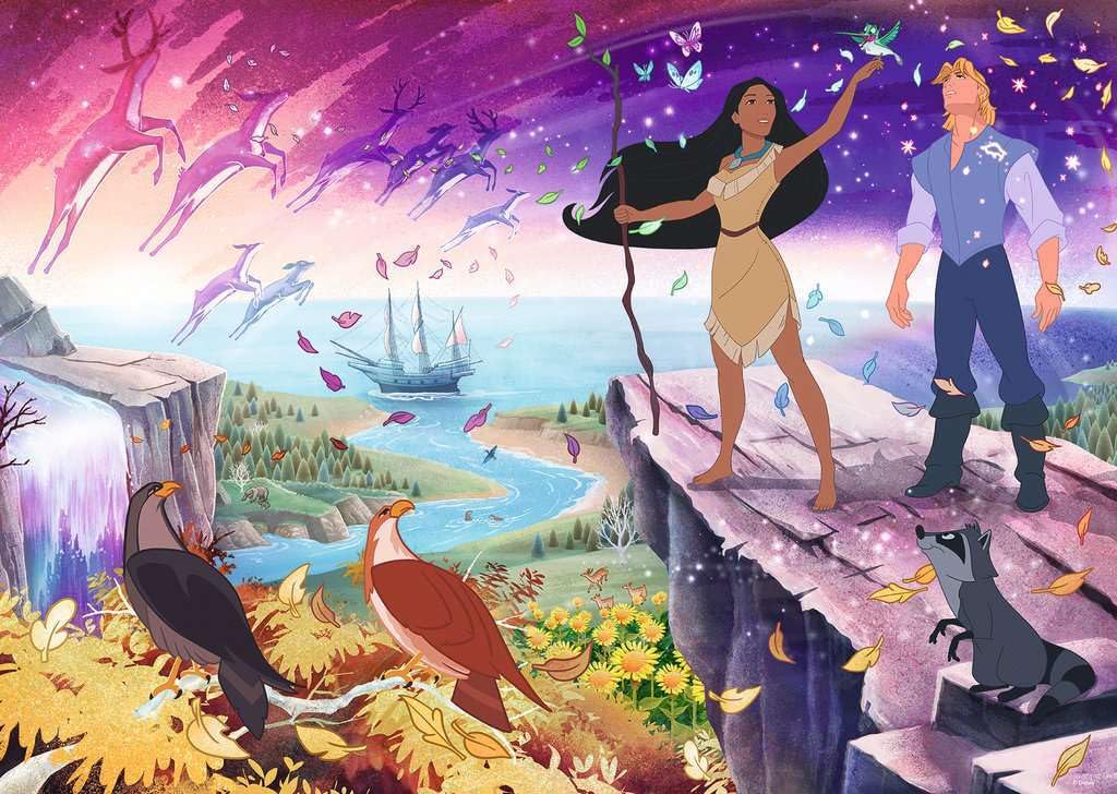 Ravensburger Disney Collector's Edition Pocahontas 1000 Piece Jigsaw Puzzle for Adults - 12000243 - Handcrafted Tooling, Made in Germany, Every Piece Fits Together Perfectly