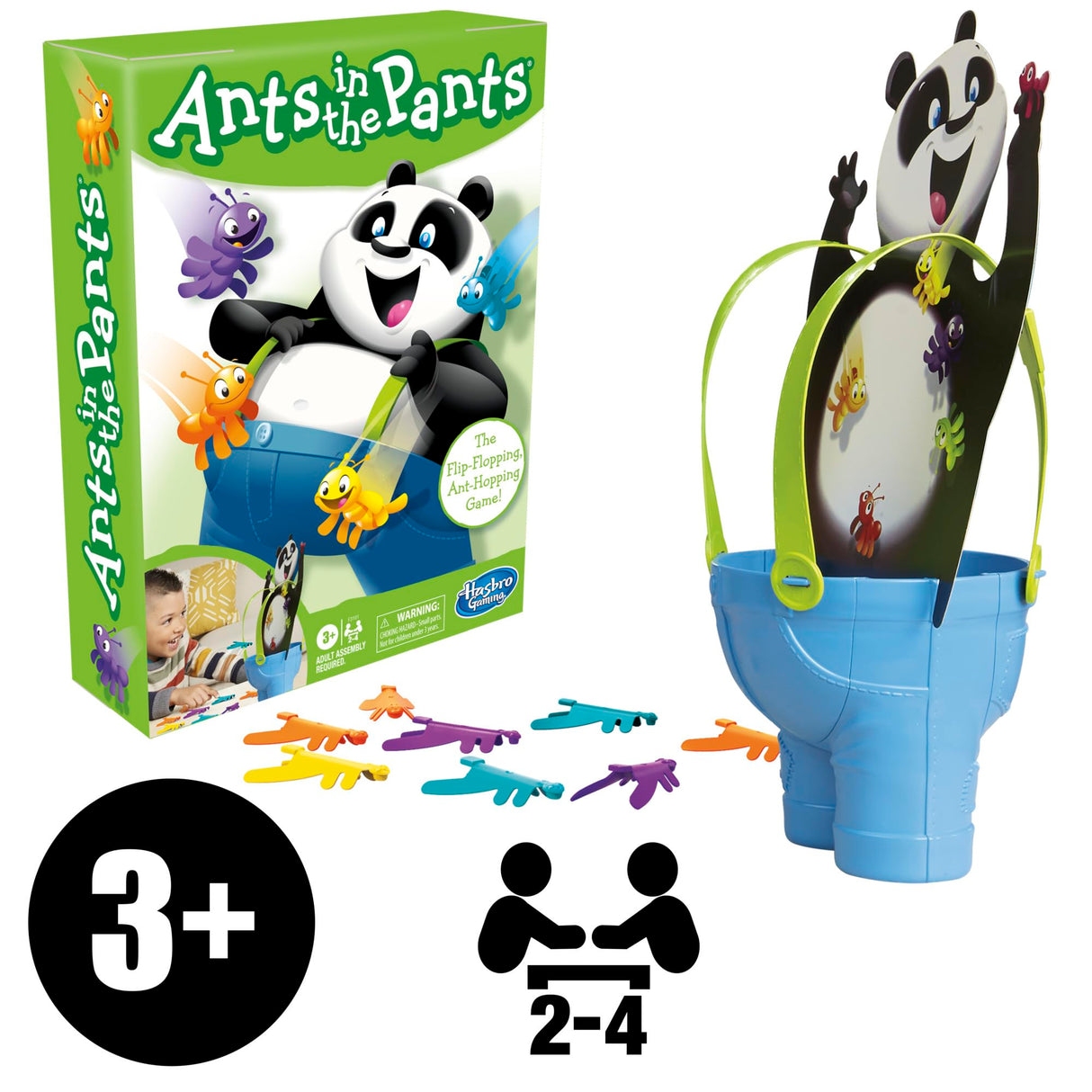 Hasbro Ants in The Pants Preschool Game for Kids Ages 3+, Fun Board Game for 2-4 Players