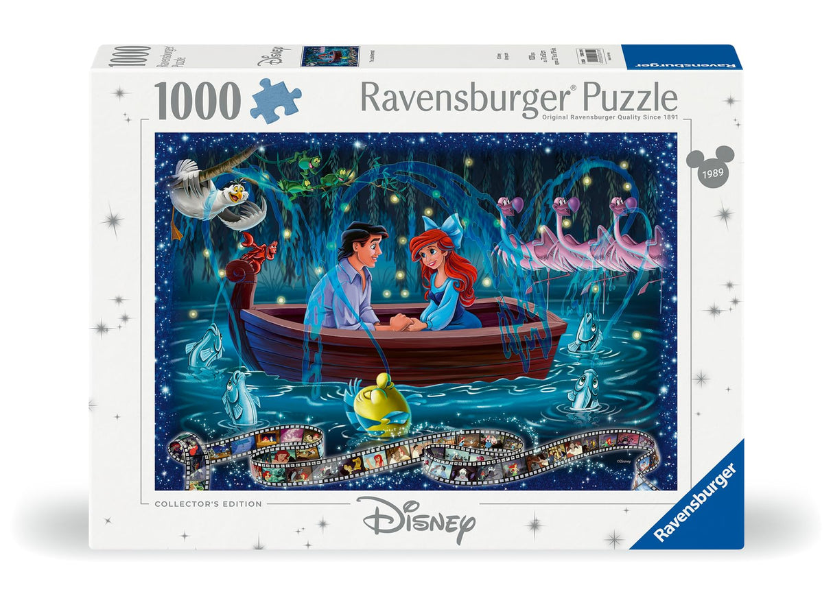 Ravensburger Disney Collector's Edition Little Mermaid 1000 Piece Jigsaw Puzzle for Adults - Handcrafted Tooling, Made in Germany, Every Piece Fits Together Perfectly