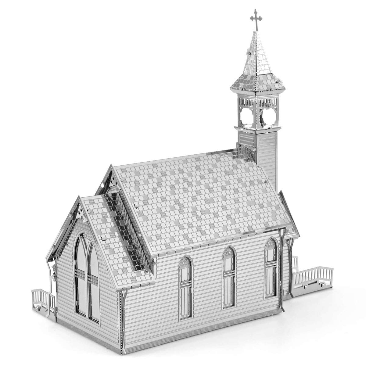 Metal Earth Old Country Church 3D Metal Model Kit Fascinations