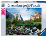 Ravensburger Yosemite Valley - 1000 Piece Jigsaw Puzzle for Adults | Unique Piece Design | Softclick Technology | Ideal Gift for Puzzle Enthusiasts | Pack of 1