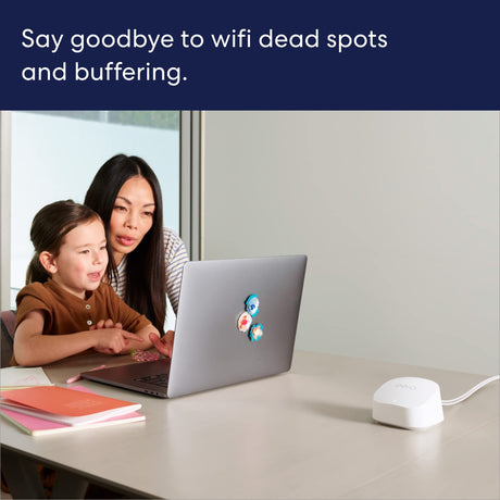 Amazon eero 6+ mesh Wi-Fi router | Fast and reliable gigabit speeds | connect 75+ devices | Coverage up to 1,500 sq. ft. | 2022 release