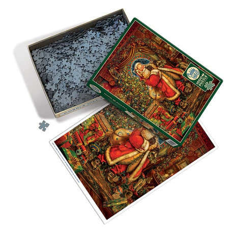 Cobble Hill 1000 Piece Puzzle - Christmas Presence - Sample Poster Included - image 3
