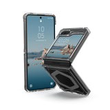 Urban Armor Gear (uag) - Plyo Pro Case For Samsung Galaxy Z Flip5 - Ice And Silver