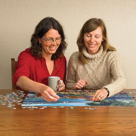 Cobble Hill 1000 Piece Puzzle - Seashore - Sample Poster Included - image 4