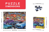 Springbok - Dream Garage - 1000 Piece Jigsaw Puzzle with classic muscle cars