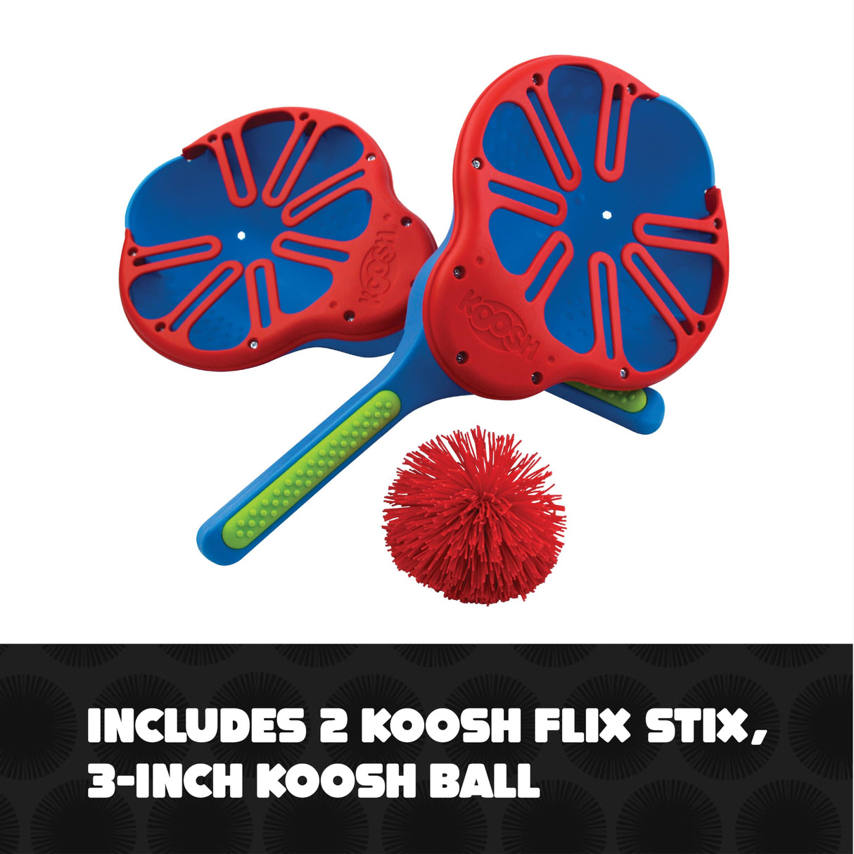 Koosh Flix Stix – Kids Outdoor Toys, Beach Toys, Plays Like Lacrosse, Kids Games, Outdoor Games for Adults and Family, Kids Toys, Ball Included, Outdoor Play Toys, Screen-Free, Ages 6+