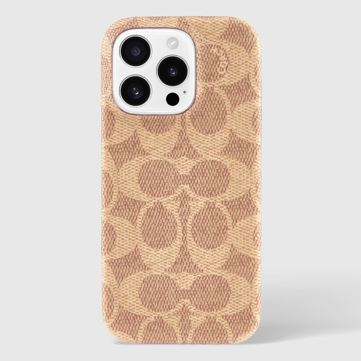 Coach - Slim Wrap Case For Apple Iphone 16 Pro - Signature Tan