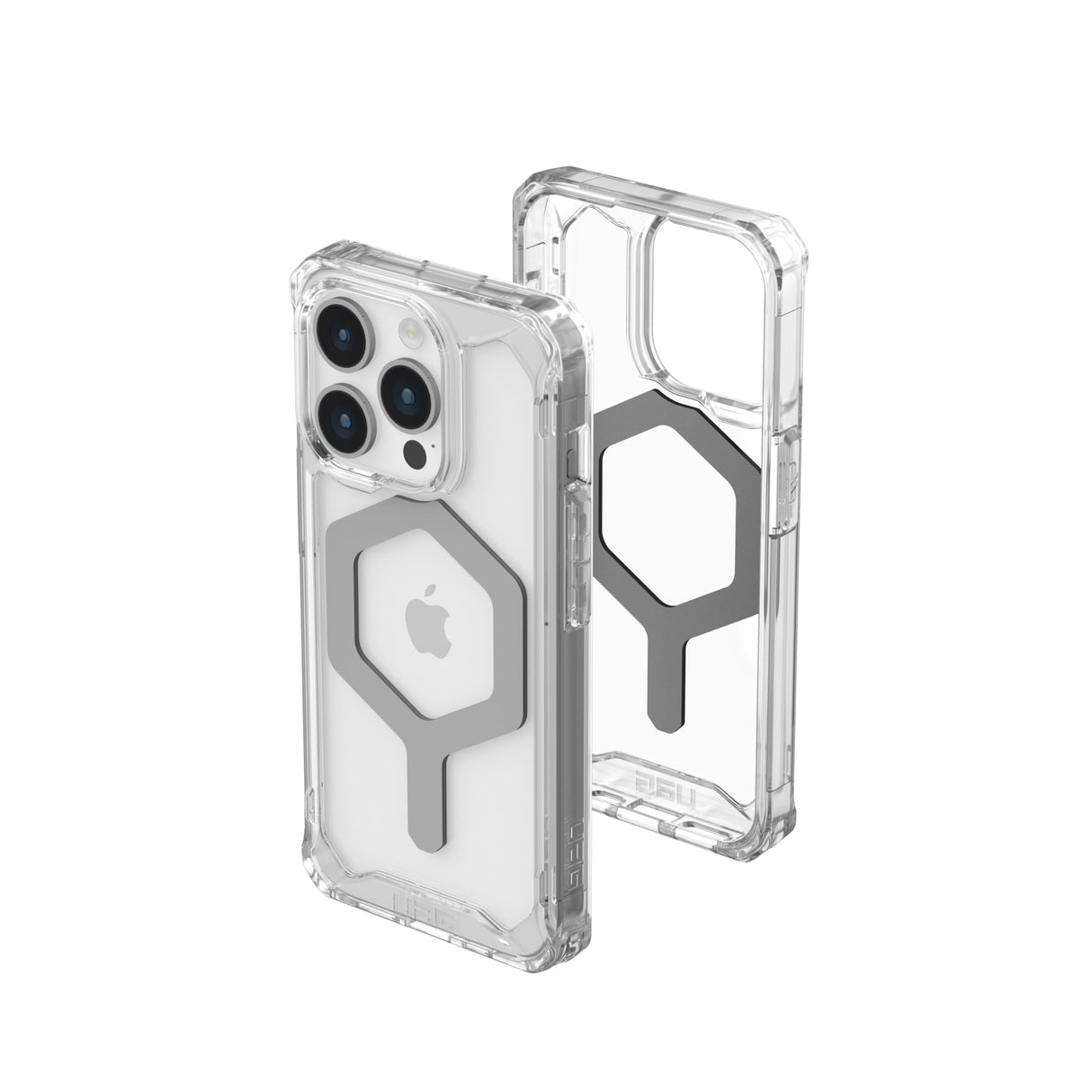 Urban Armor Gear (uag) - Plyo Magsafe Case For Apple Iphone 15 Pro - Ice And Silver