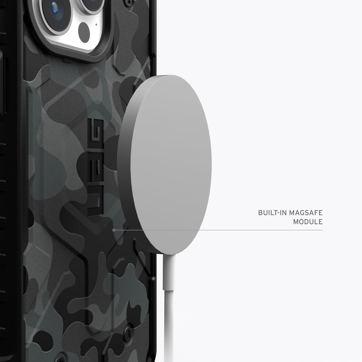 Urban Armor Gear (uag) - Pathfinder Se Case For Apple Iphone 15 Pro Max - Midnight Camo