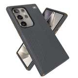 Speck - Presidio2 Grip Case For Samsung Galaxy S24 Ultra - Charcoal Grey