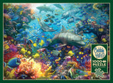 Cobble Hill 1000 Piece Puzzle - Vibrant Sea - Sample Poster Included