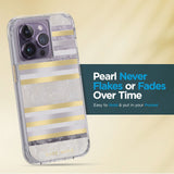 Case-mate - Pearl Magsafe Case For Apple Iphone 14 Pro - Pearl Stripes