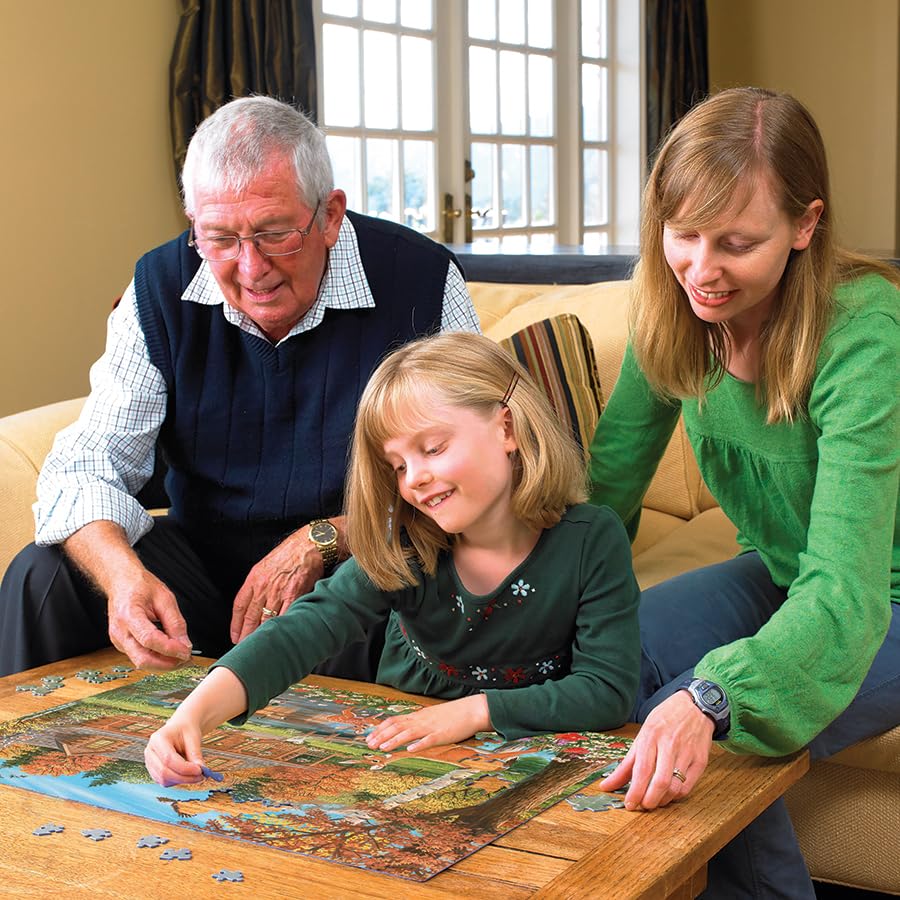 Cobble Hill Family Piece's 350 Puzzle - Cottage Pond (Family) - Sample Poster Included