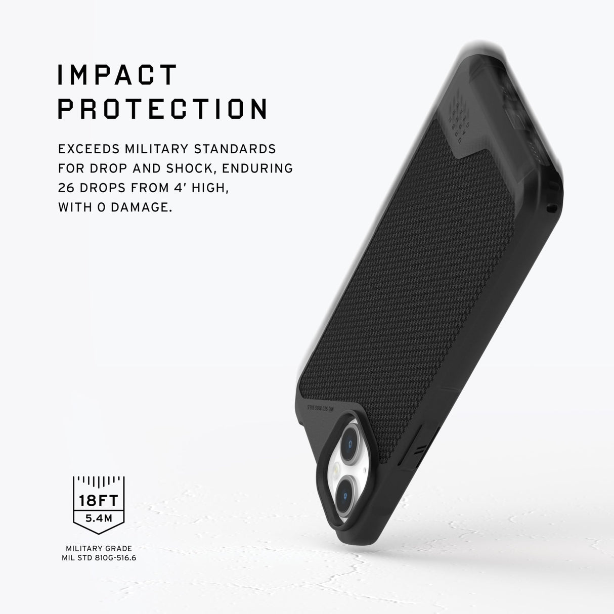 Urban Armor Gear (uag) - Metropolis Lt Magsafe Case For Apple Iphone 15 Plus - Kevlar Black