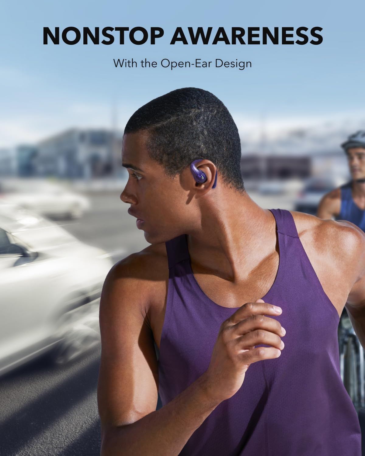 Soundcore - Aerofit Pro Open Ear Bluetooth Headphones - Purple