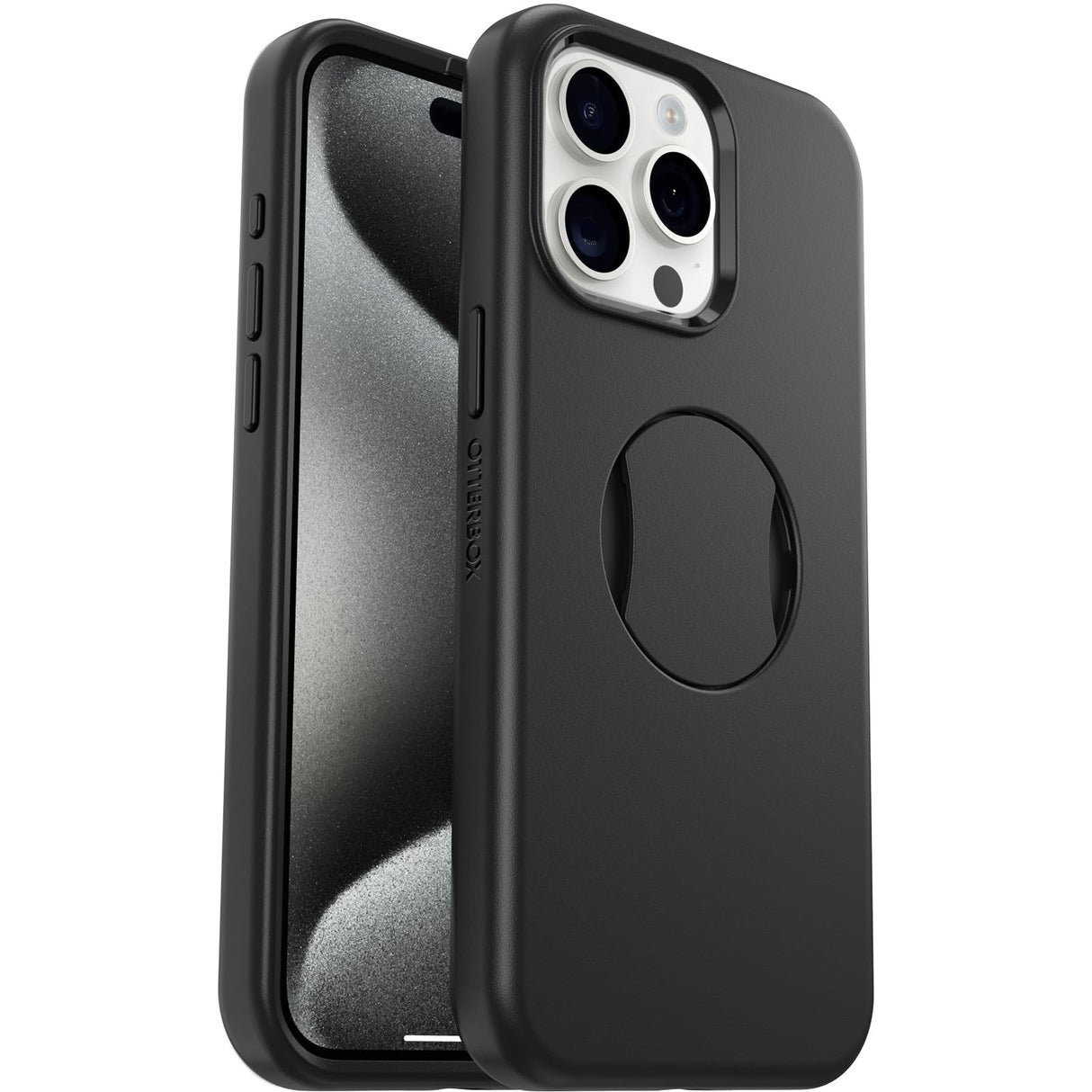 Otterbox - Ottergrip Symmetry Case For Apple Iphone 15 Pro Max  - Black