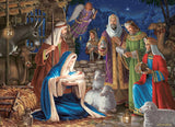 Cobble Hill 1000 Piece Puzzle - Miracle in Bethlehem - Sample Poster Included