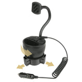 Scosche - Magicmount Powerhub Magnet Cup Holder Phone Mount - Black