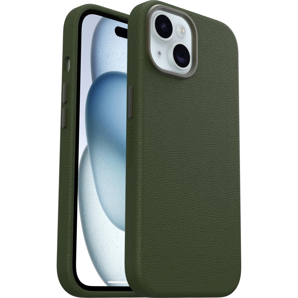 Otterbox - Symmetry Cactus Leather Case For Apple Iphone 15 - Cactus Grove