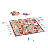 DJECO Twisty Board Game - Strategy Family Games with Changing Board Layout, Collect Color Blocks - Fun Educational Family & Friends Bonding Activity - Toys for Children and Adults, 8+ Years