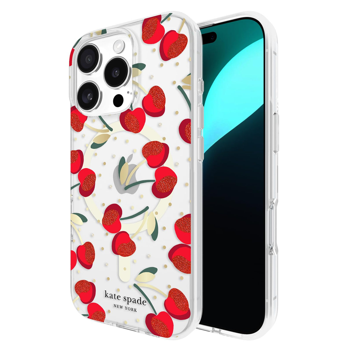 Kate Spade - Protective Magsafe Case For Apple Iphone 16 Pro - Cherry Dot