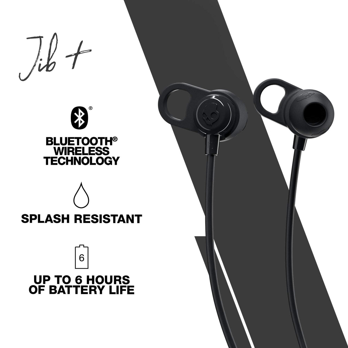 Skullcandy - Jib Plus In Ear Wireless Headphones - Black